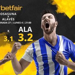 CA Osasuna vs. Deportivo Alavés: horario, TV, estadísticas, clasificación y pronósticos