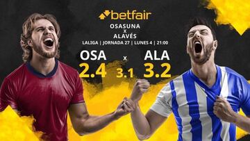 CA Osasuna vs. Deportivo Alavés: horario, TV, estadísticas, clasificación y pronósticos