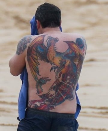 El enorme y llamativo tatuaje de Ben Affleck en la espalda