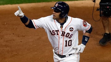 Yuli Gurriel inici&oacute; la demolici&oacute;n de Yu Darvish a cargo de los bates de los Houston Astros sobre los Dodgers.