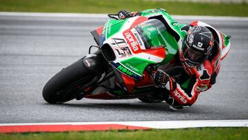 Scott Redding con la Aprilia en Austria.