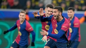 El delantero español marcó un doblete contra Borussia Dortmund y rescató el triunfo para el FC Barcelona en la UEFA Champions League. (Martin Meissner/AP)