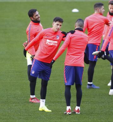 Multitudinario entrenamiento en el Wanda Metropolitano