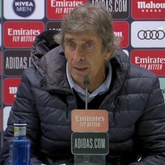 Pellegrini: "El Real Madrid nos hizo muy poco daño"