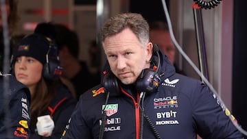 Formula One F1 - Las Vegas Grand Prix - Las Vegas Strip Circuit, Las Vegas, Nevada, U.S - November 17, 2023 Red Bull team principal Christian Horner ahead of practice REUTERS/Mike Blake