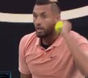 Kyrgios y su obsesión con Nadal: se pone a imitar al español...