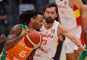 La selección española de baloncesto vence en su debut en el Mundial ante Costa de Marfil.