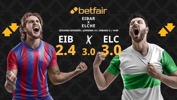 SD Eibar vs. Elche CF: horario, dónde ver, pronósticos y clasificación