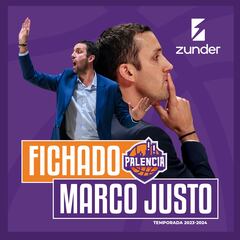 Marco Justo dirigirá al Zunder Palencia en su estreno en la ACB
