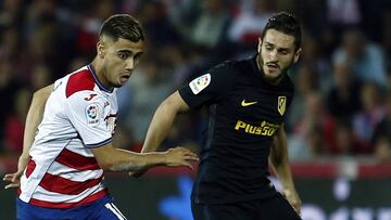 Koke, durante el Granada-Atl&eacute;tico.