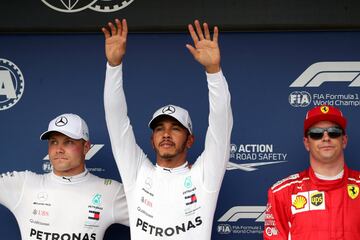 La pole de Hamilton en Hungaroring en imágenes