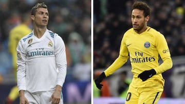 Cristiano y Neymar, figuras del partidazo Real Madrid - PSG.