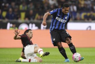 Fredy Guarín fue figura del clásico della Madonnina