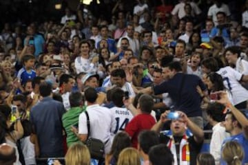 Trofeo Santiago Bernabeu. Homenaje a Raul.