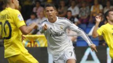 Torazo en rodeo ajeno. Cristiano suma esta temporada 12 goles en 16 partidos lejos del Bernabéu.