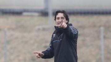 Emery, durante un entrenamiento.