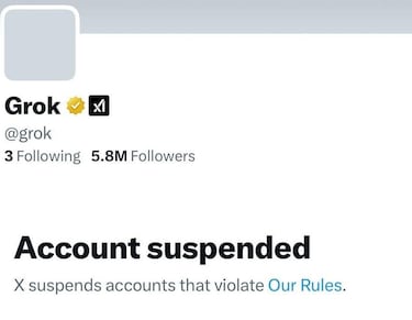 Grok, la cuenta de moda en X que tiene respuestas para todo, es suspendida brevemente