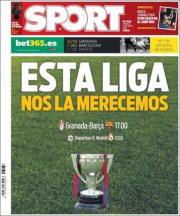 Portadas de la prensa mundial