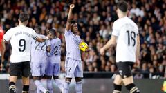 LaLiga is investigating a video that surfaced online of a child making racist remarks to Real Madrid’s Vinicius Jr during the game vs Valencia on Saturday.