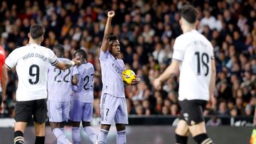 LaLiga is investigating a video that surfaced online of a child making racist remarks to Real Madrid’s Vinicius Jr during the game vs Valencia on Saturday.