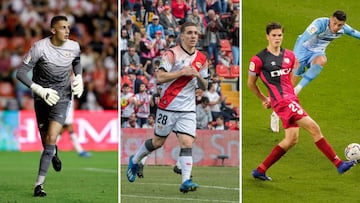 Morro, Montiel y Martín, con el Rayo.