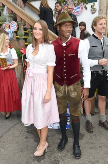 David Alaba con su novia Katja Butylina.