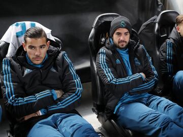 Theo, Isco and Mayoral on the bench.