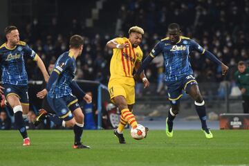 0-1. Jordi Alba marca el primer gol tras una sistencia de Adama Traoré.