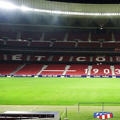 El Atleti potencia las actividades en el Metropolitano ante la asistencia de un público familiar