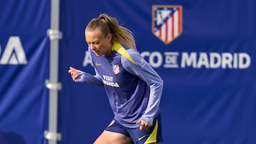 Jensen, durante un entrenamiento.