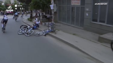 Caída de Mikel Landa