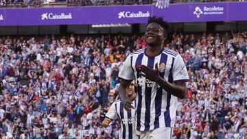 26/10/19 PARTIDO PRIMERA DIVISION
 REAL VALLADOLID - EIBAR
 GOL 2-0 SALISU ALEGRIA 
 