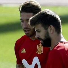 Piqué: "Lo de que me llevo mal con Ramos es todo mentira"