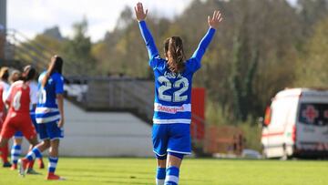 Cris, jugadora del Depor.