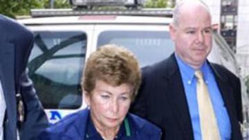 Lois Goodman fue arrestada con el uniforme del U.S. Open, mientras esperaba el autobús.