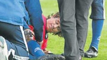 Savio se lesionó y es duda