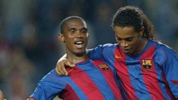 <b>MODERADO. </B>Eto'o se ha mostrado cauto y ha remitido a todos a hablar después del partido.