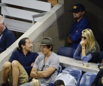 Adrien Brody, Lukas Haas, Leonardo DiCaprio y Kelly Rohrbach.