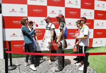 Ambiente de Champions en las calles de Madrid