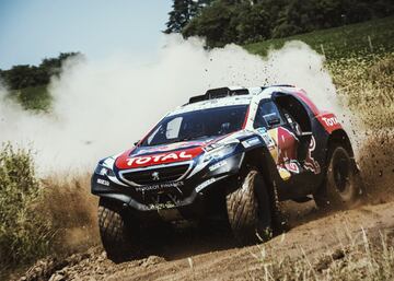 El equipo Peugeot no lo dudó a la hora de conformar su equipo para el regreso al Dakar. Contó desde el primer momento con Carlos Sainz, no sólo por su demostrada competitividad, sino también para aprovechar la experiencia acumulada con los buggys, ya que era el tipo de vehículo que iban a utilizar. Pero no acertaron con su configuración el primer año, que fue desastroso para ellos, aunque ya para el segundo se dejó notar la mano del español, que aunque abandonó, convirtió el coche en ganador y Peterhansel se llevó el triunfo con él.