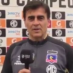 El primer mensaje de Quinteros a los hinchas de Colo Colo