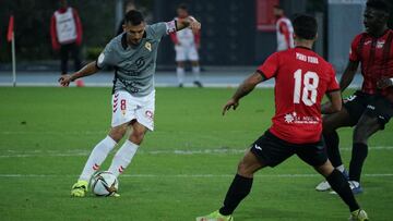 Imagen del partido entre La Nucía y el Real Murcia.
