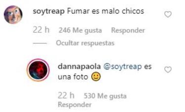Danna Paola causa controversia con una fotografía