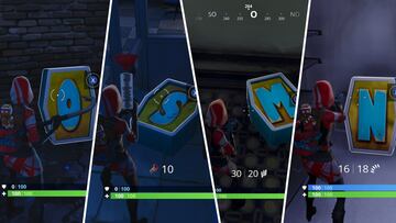 Fortnite Battle Royale: Desafío de la Semana 4 de la Temporada 7 - Busca las letras O, S, M y N
