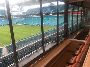 El Hard Rock Stadium, casa de los Miami Dolphins, está listo para el PSG vs Juventus y El Clásico Miami. Será el primer partido de fútbol en el estadio desde su remodelación.