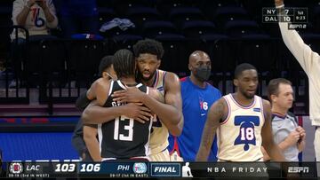 Resumen del Philadelphia 76ers vs L. A. Clippers de la NBA