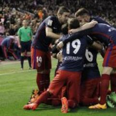 El Atlético sólo suma 3 puntos menos que cuando ganó la Liga