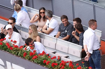 Raúl González en la pista Manolo Santana del Mutua Madrid Open que alberga la Final entre Carlos Alcaraz y el alemán Jan-Lennard Struff este domingo en la Caja Mágica en Madrid.