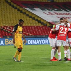 Santa Fe vence al DIM y es líder parcial de la Liga BetPlay