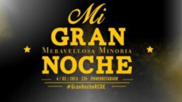 El Espanyol motiva a su afición con 'Mi gran noche' de Raphael